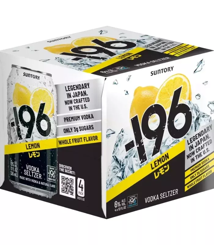 suntory-196-lemon-vodka-seltzer-4-pack Suntory -196 Lemon Vodka Seltzer 4-Pack